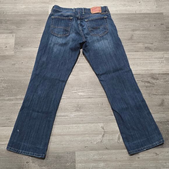 Lucky Brand Dark Washed Denim Boot Cut Blue Jeans Women's Size 8 / 29 Cotton - Picture 2 of 8